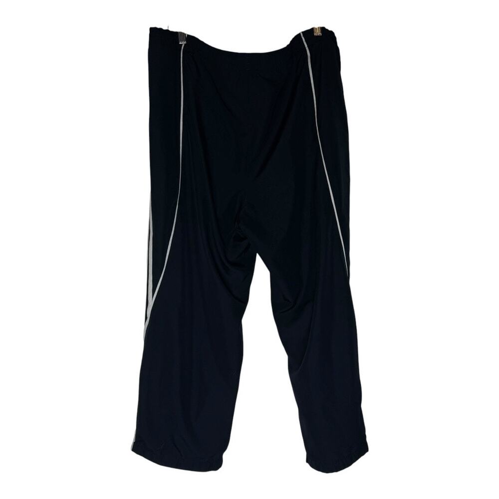 Mens Adidas Navy Blue XL Straight Track Pants Elastic Waist Pockets